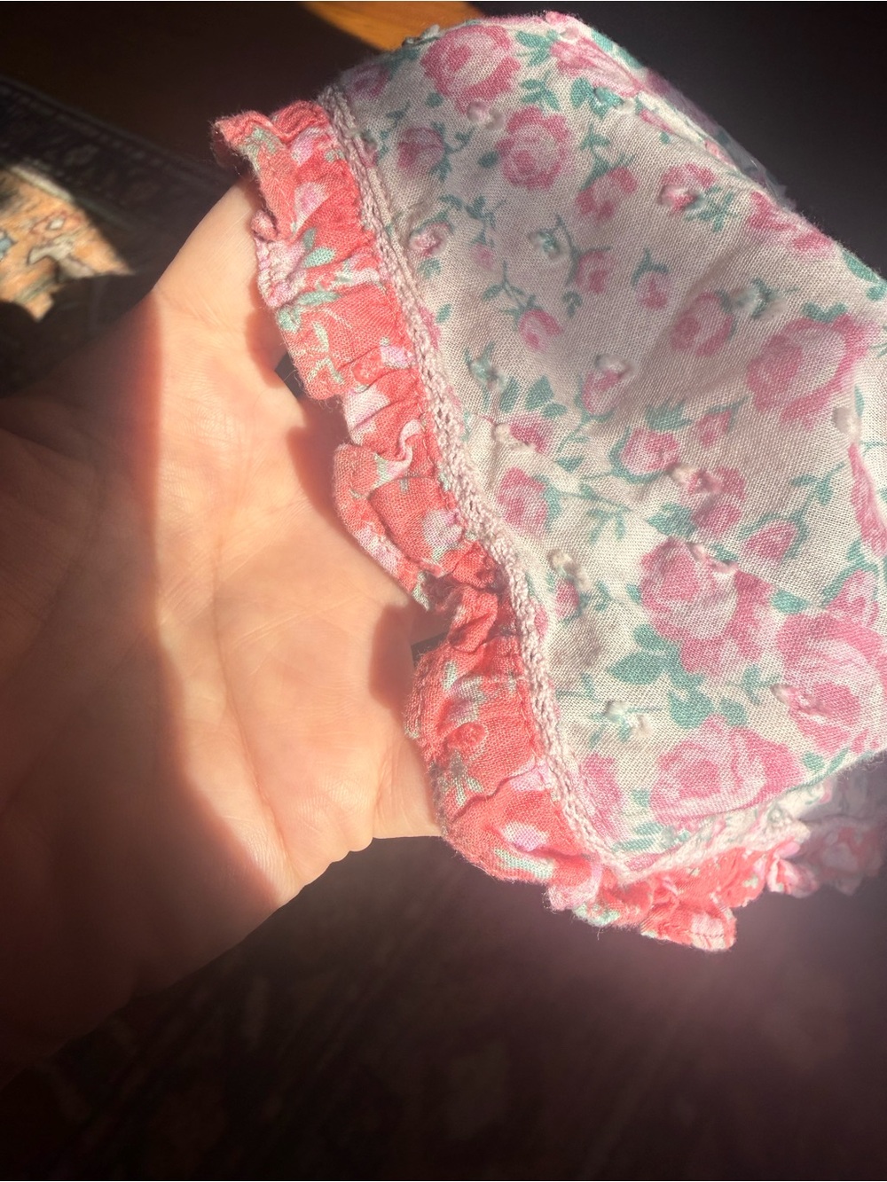 LoveShackFancy Floral Puff-Sleeve Maxi Dress - Picture 4 of 5